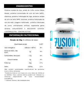 Quantas calorias em 2 colheres de sopa (40 g) Fusion?