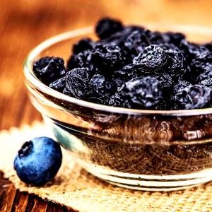 Quantas calorias em 2 colheres de sopa (50 g) Blueberry Desidratado?