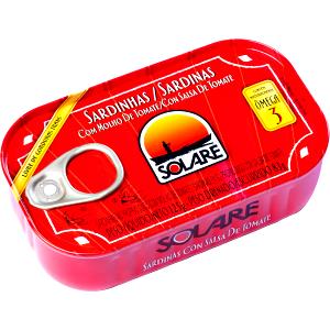 Quantas calorias em 2 colheres de sopa (50 g) Sardinha com Molho de Tomate?