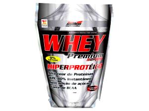 Quantas calorias em 2 colheres dosadoras (40 g) Whey Premium Series?