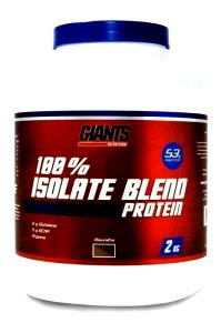 Quantas calorias em 2 colheres dosadoras (60 g) 100% Isolate Blend Protein?