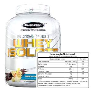 Quantas calorias em 2 colheres medida (30 g) Ultra Pure Whey?