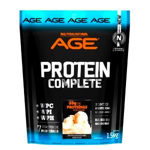 Quantas calorias em 2 colheres medida (40 g) Age Protein Complete?