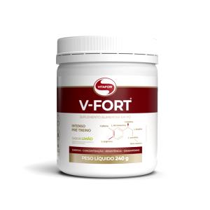 Quantas calorias em 2 colheres medidas (10 g) V-Fort?