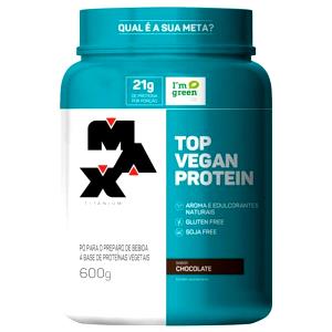 Quantas calorias em 2 dosadores (30 g) Top Vegan Protein?