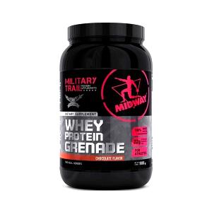 Quantas calorias em 2 dosadores (30 g) Whey Protein Grenade?