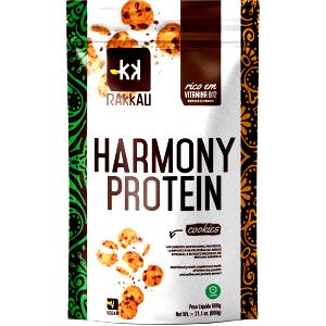 Quantas calorias em 2 dosadores (36 g) Harmony Protein Cookies?