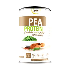 Quantas calorias em 2 dosadores (36 g) Pea Protein Cacau?