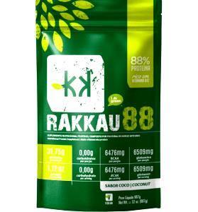 Quantas calorias em 2 dosadores (36 g) Rakkau 88 Coco?