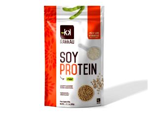 Quantas calorias em 2 dosadores (36 g) Soy Protein Raw?