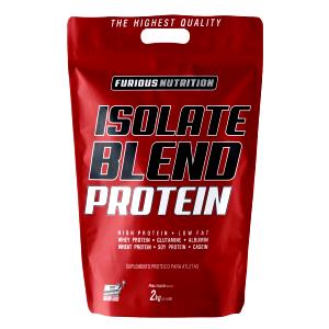 Quantas calorias em 2 dosadores (70 g) Blend Isolate Protein?