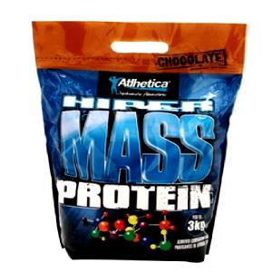 Quantas calorias em 2 dosadores cheios (128 g) Hiper Mass Protein?
