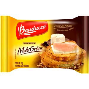 Quantas calorias em 2 fatias (30 g) Torrada Integral Multigrãos?