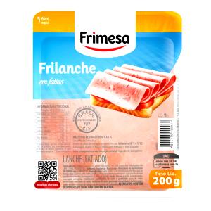 Quantas calorias em 2 fatias (40 g) Frilanche em Fatias?