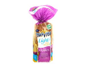 Quantas calorias em 2 fatias (40 g) Pão de Forma Light 12 Grãos?