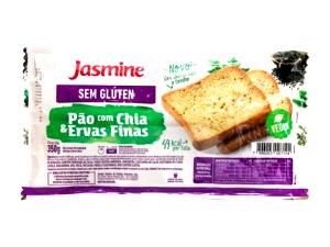 Quantas calorias em 2 fatias (50 g) Pão com Chia e Ervas Finas sem Glúten?