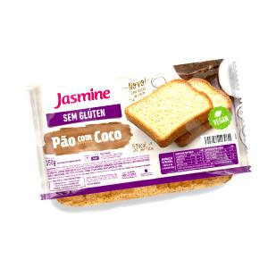 Quantas calorias em 2 fatias (50 g) Pão com Coco sem Glúten?