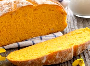 Quantas calorias em 2 fatias (50 g) Pão de Abóbora?