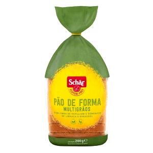 Quantas calorias em 2 fatias (50 g) Pão de Forma Multigraos sem Glúten?