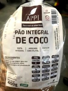 Quantas calorias em 2 fatias (50 g) Pão Integral de Coco?