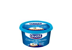 Quantas calorias em 2 fatias (50 g) Ricottine Creme de Ricota Light?