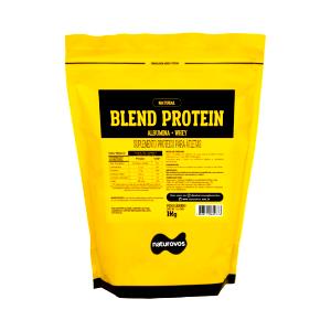 Quantas calorias em 2 medidas (28 g) Blend Protein (Albumina + Whey)?