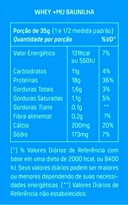 Quantas calorias em 2 medidas (32 g) Whey Baunilha?