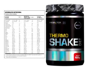 Quantas calorias em 2 medidas (35 g) Thermo Shake Diet Chocolate?