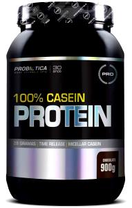 Quantas calorias em 2 medidas (38 g) 100% Casein Protein?
