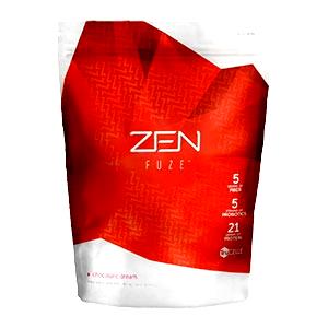 Quantas calorias em 2 medidas (46 g) Zen Fuze Chocolate Dream?