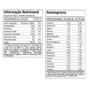 Quantas calorias em 2 medidas dosadoraa (40 g) Whey 3W?