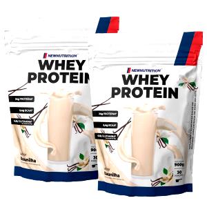 Quantas calorias em 2 medidores (30 g) Whey Protein Concentrado Baunilha?