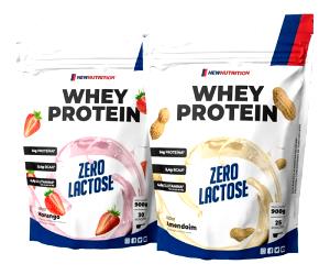 Quantas calorias em 2 medidores (30 g) Whey Protein Zero Lactose Sabor Morango?