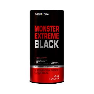 Quantas calorias em 2 pacotes (24,54 g) Monster Extreme Black?