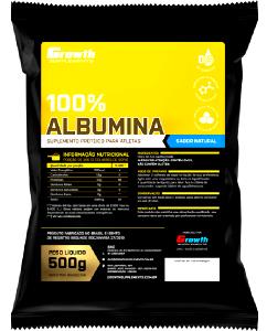 Quantas calorias em 2 scoops (33 g) Albumina?