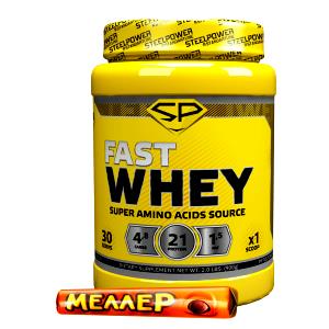 Quantas calorias em 2 scoops (40 g) Whey Fast?