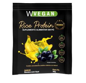 Quantas calorias em 2 scoops (50 g) Rice Protein Banana com Açaí?