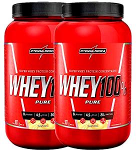 Quantas calorias em 2 scopos (30 g) Whey 100% Pure Banana?