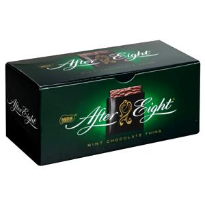 Quantas calorias em 2 unidades (16,6 g) After Eight?