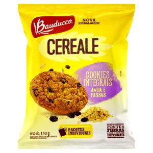 Quantas calorias em 2 unidades (20 g) Cereale Cookies Integrais Aveia e Passas?