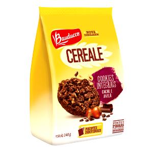 Quantas calorias em 2 unidades (20 g) Cereale Cookies Integrais Cacau e Avelã?