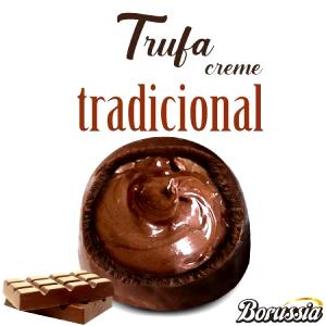 Quantas calorias em 2 unidades (25 g) Trufa de Chocolate Amargo Recheada com Trufa Tradicional?