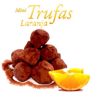 Quantas calorias em 2 unidades (25 g) Trufa de Chocolate Amargo Sabor Laranja?