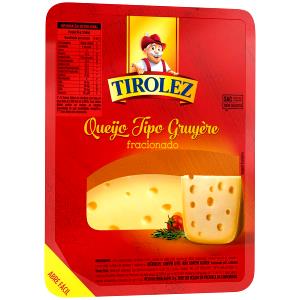 Quantas calorias em 2 unidades (30 g) Gruyere?