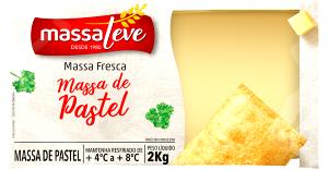 Quantas calorias em 2 unidades (30 g) Massa de Pastel?