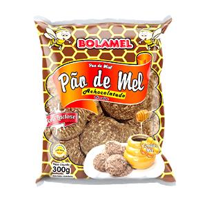 Quantas calorias em 2 unidades (30 g) Pão de Mel Achocolatado?