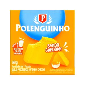 Quantas calorias em 2 unidades (30 g) Polenguinho Cheddar?