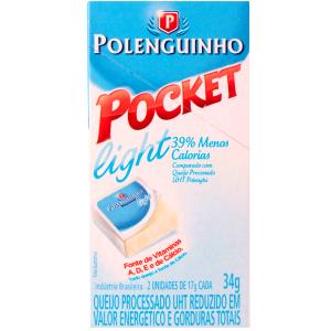 Quantas calorias em 2 unidades (30 g) Polenguinho Light?