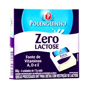 Quantas calorias em 2 unidades (30 g) Polenguinho Zero Lactose (30g)?