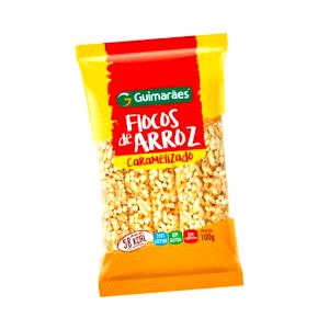 Quantas calorias em 2 unidades (35 g) Flocos de Arroz Caramelizado?